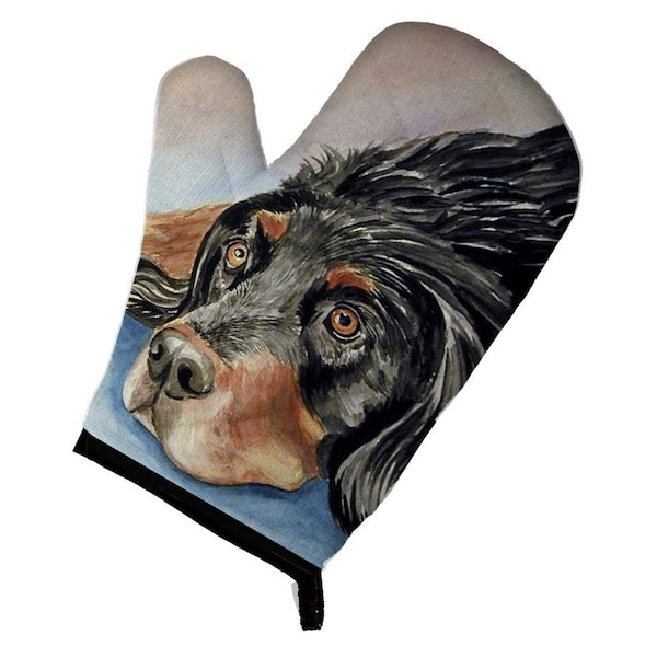 Carolines Treasures Gordon Setter Waiting on Mom Oven Mitt - 7062OVMT