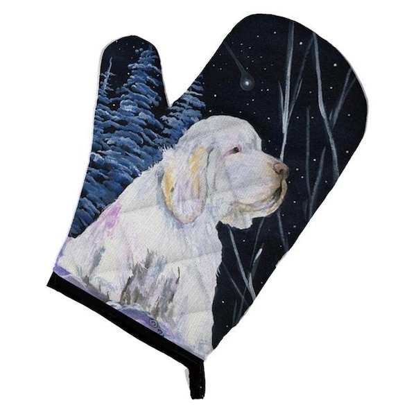 Carolines Treasures Carolines Treasures SS8346OVMT Clumber Spaniel Oven Mitt - SS8346OVMT
