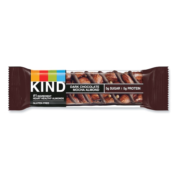 Barra de KIND Nuts/Spices, Chocolate Mocha Almond, 12 piezas - 18554