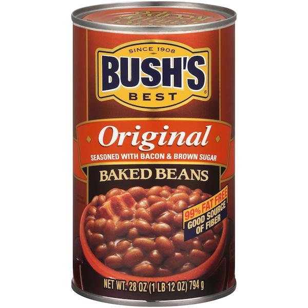 Frijoles Horneados Originales de Bush's Best en lata de 16 oz, paquete de 12 - 01614