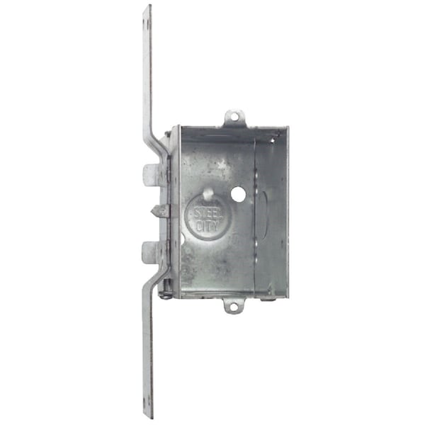 Abb Electrical Box, 14 cu in, Wall Box Type, 1 Gang, Steel - CWV1/2