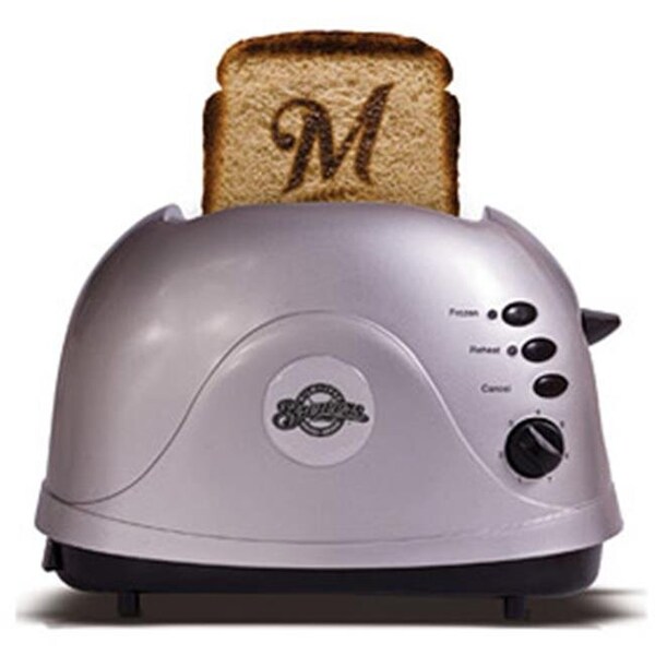 Cisco Independent Milwaukee Brewers Toaster Gray - 1287701502