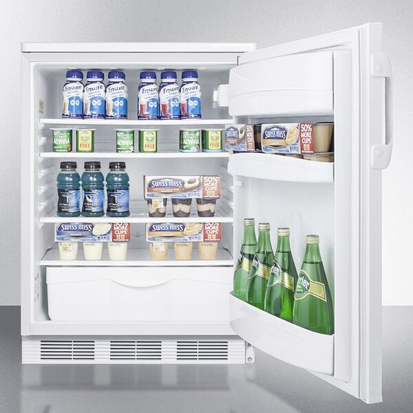 Summit Appliance Div. Summit  Built In Undercounter All Refrigerator 5.5 Cu. Ft. White - FF6WBI
