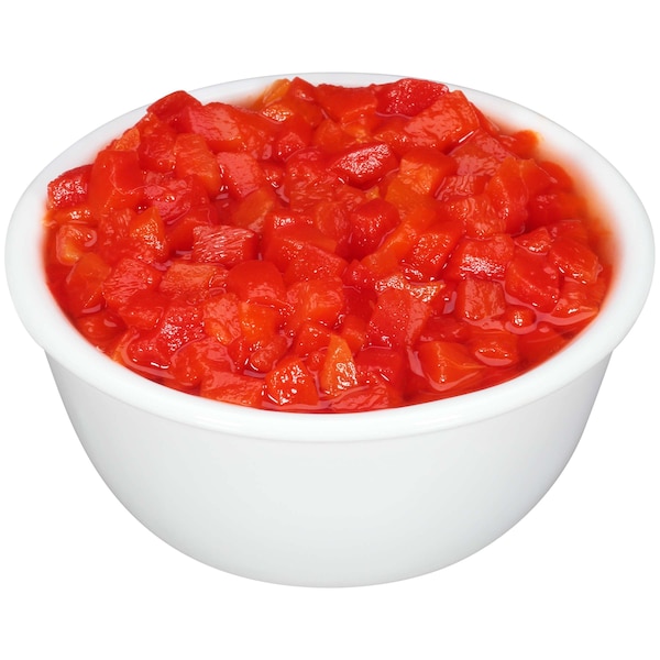 Pimientos rojos cortados y pelados Dunbar, paquete de 24 - 07024211240001