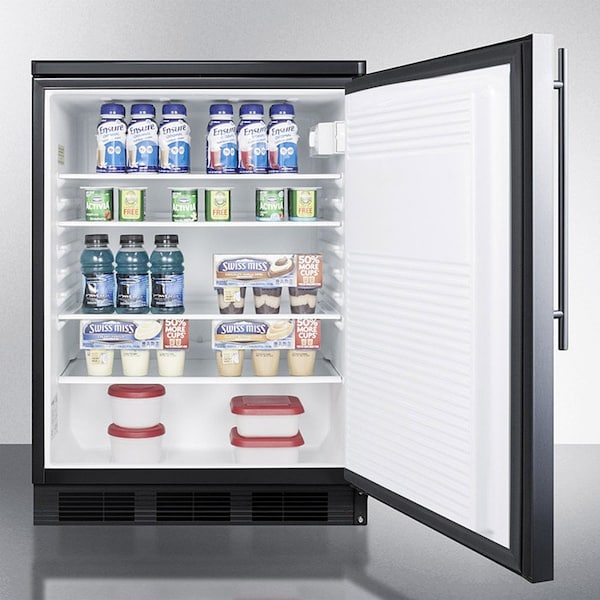 Summit Appliance Div. Summit  Built In Undercounter All Refrigerator 5.5 Cu. Ft. Stainless Steel - FF7LBLKBISSHV