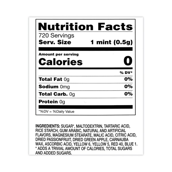 Aventura de frutas Tic Tac Mints, 1 oz Dispensador FlipTop, PK12, 12PK - 392760