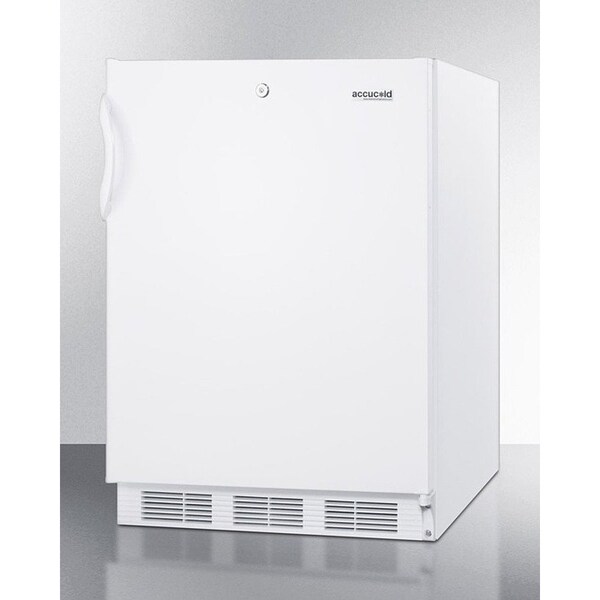 Summit Appliance Div. Summit-ADA Comp All-Refrigerator, Lock, Auto Defrost, Counter Height For Freestanding - FF6LW7ADA