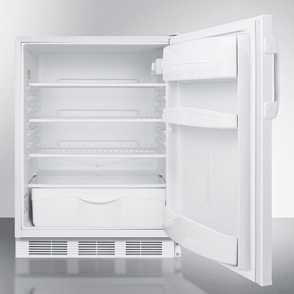 Summit Appliance Div. Summit-ADA Comp All-Refrigerator, Lock, Auto Defrost, Counter Height For Freestanding - FF6LW7ADA