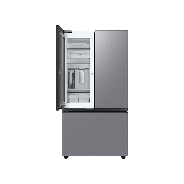 Almo 30 cu. ft. Smart BESPOKE Stainless Steel 3-Door Beverage Refrigerator - RF30BB6600QLAA