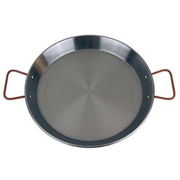 Magefesa 12 in. Fesa Carbon Steel Paella Pan - 4 Servings - 01PAPAEPU30