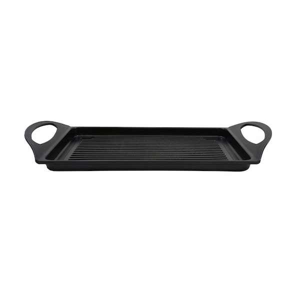 Tablecraft Grill Pan, Die Cast, Aluminum, 18" x 11" - CWDC1070