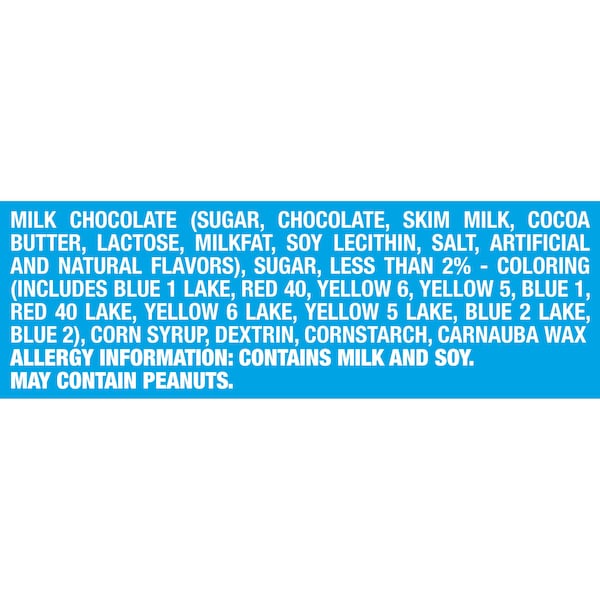 M&M's Tubos Mini de M&M's chocolate con leche 1.08 oz., paquete de 288 - 108283