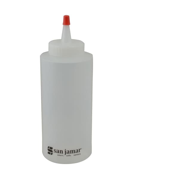 San Jamar Bottle, Squeeze, 12 Oz, Sauce For  - Part# P8012 - P8012