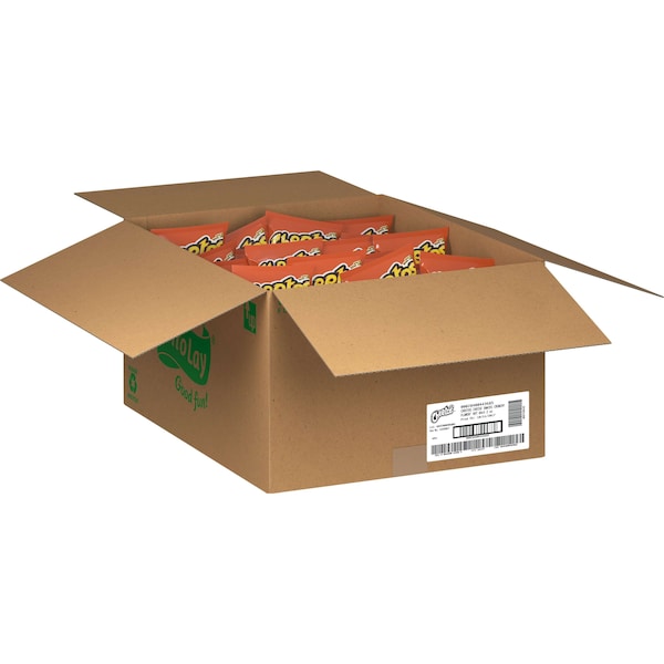 Bocadillos crujientes con sabor a queso de Cheetos Flamin Hot de 2 oz. en bolsa de plástico, paquete de 64 - 44368