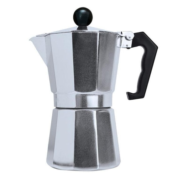 Primula Stovetop Espresso Coffee Maker, 6 Cups Capacity, Aluminum - TES-3306