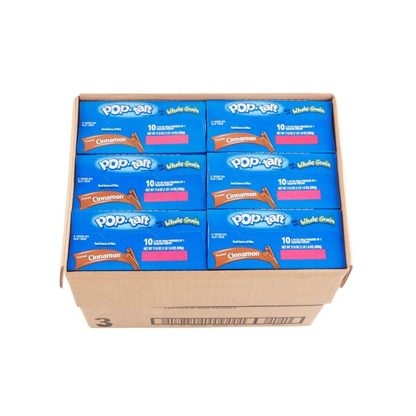 Producto Horneado Integral de Azúcar Morena y Canela con Glasé Kellogg's de 1 Pieza, Paquete de 120 - 3800055122
