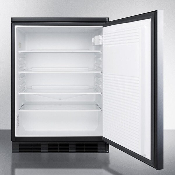 Summit Appliance Div. Summit  Freestanding All Refrigerator 5.5 Cu. Ft. Black - FF7LBLKSSHH