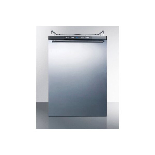 Summit Appliance Div. Summit-Beer Dispenser, Built-In Residential, 5.6 Cu. Ft., 24"W x 33-1/2"H, S/S - SBC635MBINKSSHH