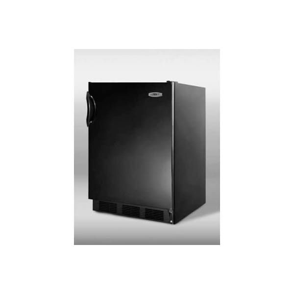 Summit Appliance Div. Summit-ADA Comp Refrigerator-Freezer In Black For Freestanding Use, Cycle Defrost - CT66BKADA