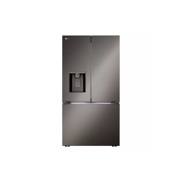 Almo 31 cu. ft. Smart French Door MAX Refrigerator with Quad Ice Maker - Black Stainless Steel - LRYXS3106D