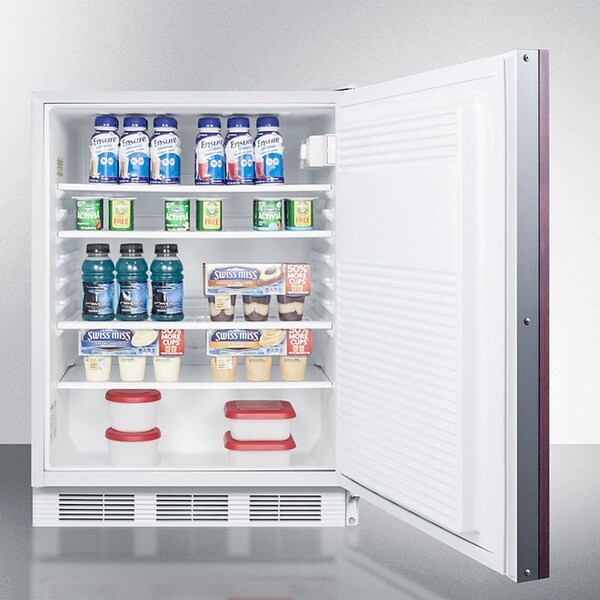 Summit Appliance Div. Summit  Built In Undercounter All Refrigerator 5.5 Cu. Ft. White - FF7WBIIF