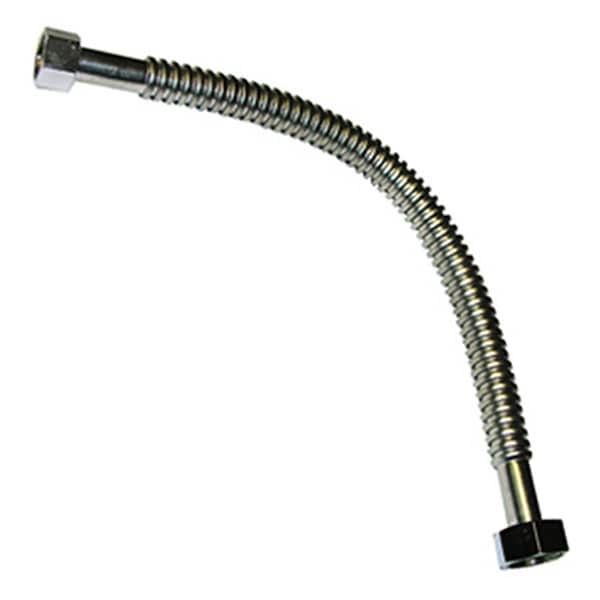 Larsen Supply Co 10-1372 15 in. Stainless Steel Water Heater Flex - 103834