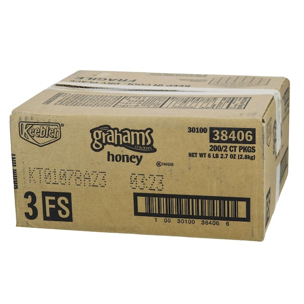 Keebler Keebler Honey Graham Crackers .2 Crackers, PK200 - 3010038406

Galletas de Graham con Miel Keebler Keebler .2 Galletas, PK200 - 3010038406