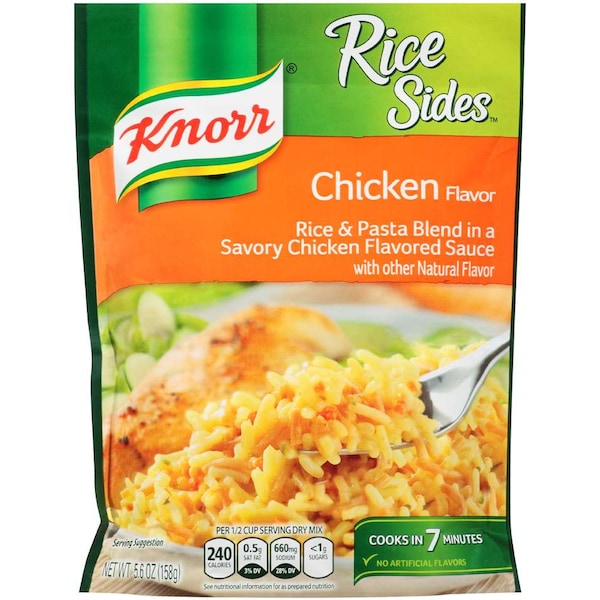 Knorr Arroz con Sabor a Pollo, 5.6 oz., Paquete de 12 - 02266