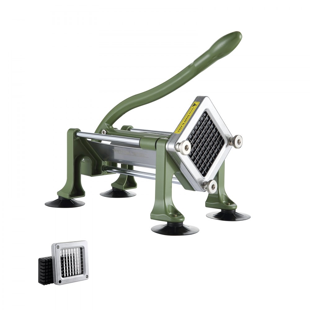 French Fry Cutter Stainless Steel Potato Vegetable Slicer Chopper w/ Blade - SYWSQSTJYJ38V1BGLV0