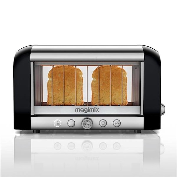 Commander In Chef 2-Slot Vision Toaster - Black - CO1254871