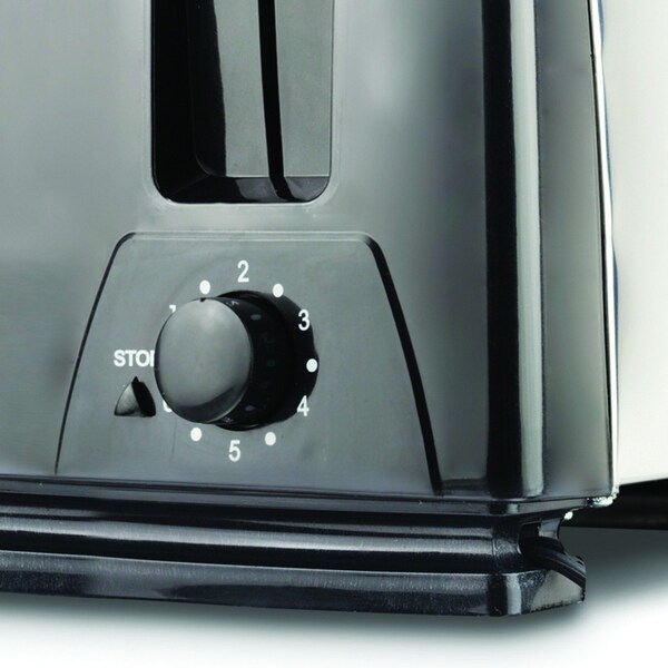 Brentwood Appliances 9" 4-Slot Black Toaster - TS-284