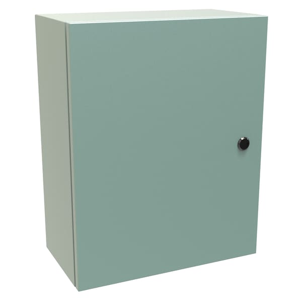 Hammond Steel Electrical Enclosures, 20 in H, 8 in D, 16 in W, NEMA 4, Hinged - EN4SD20168GY