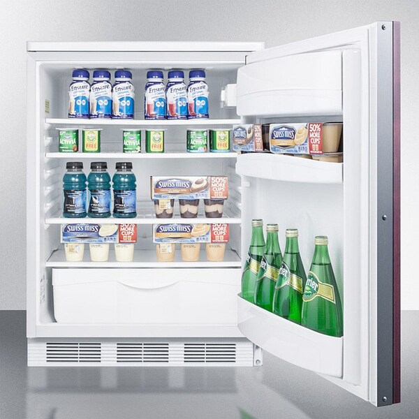 Summit Appliance Div. Summit  Built In Undercounter All Refrigerator 5.5 Cu. Ft. White - FF6WBIIF