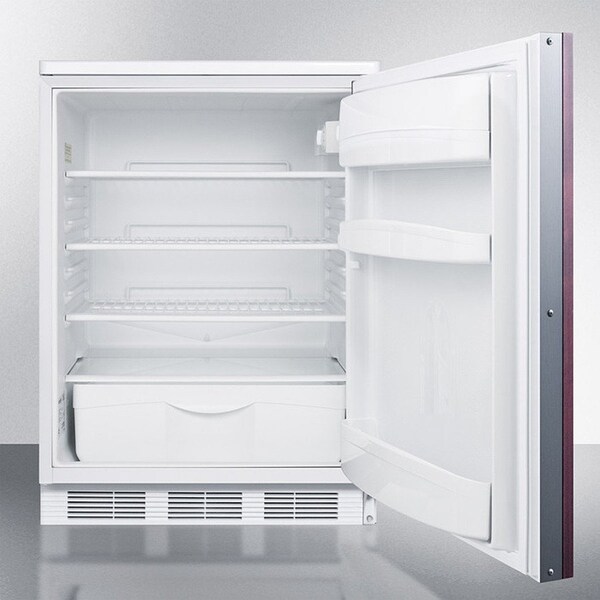 Summit Appliance Div. Summit  Built In Undercounter All Refrigerator 5.5 Cu. Ft. White - FF6WBIIF