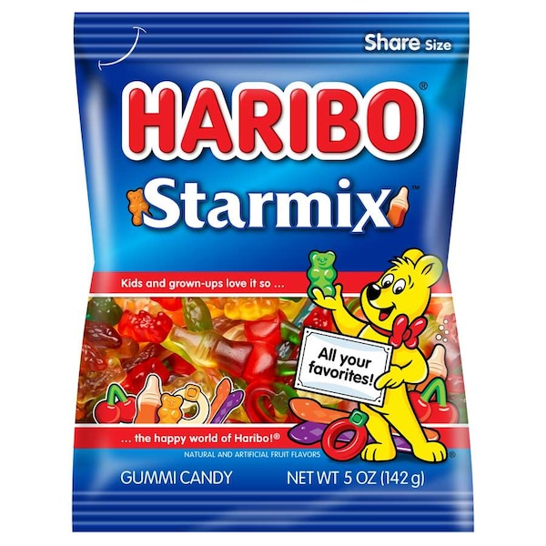 Haribo Haribo Confitería Star Mix 5 oz. Bolsa, PK12 - 72213