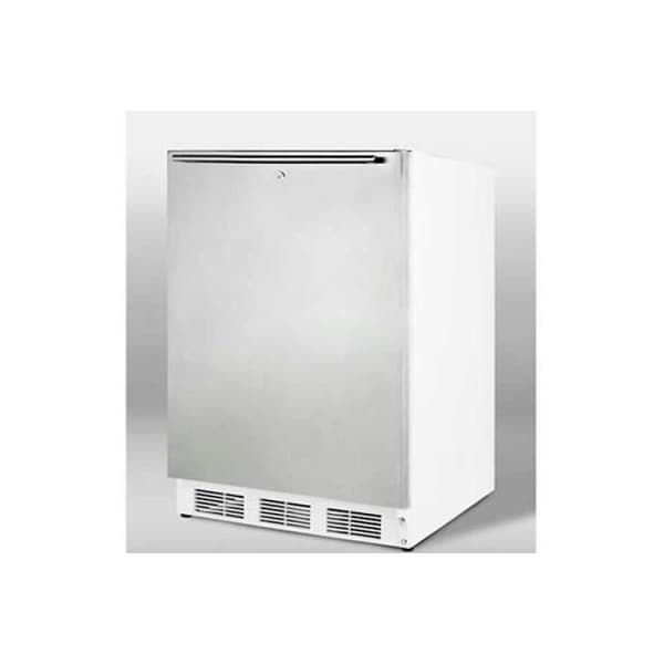 Summit Appliance Div. Summit-ADA Comp All-Refrigerator For Freestanding , , S/S Door, Lock - FF6LW7SSHHADA