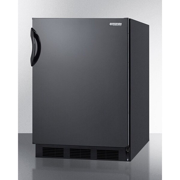Summit Appliance Div. Summit-ADA Comp Freestanding Refrigerator-Freezer, Cycle Defrost In Black Exterior - AL652BK