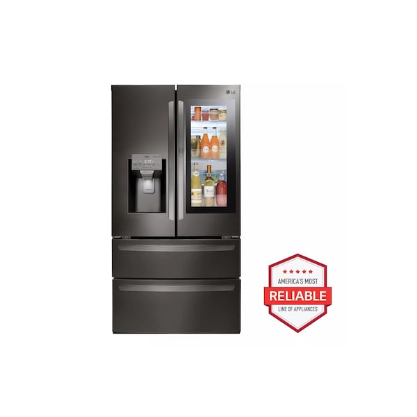 Almo 28 cu. ft. Smart Wi-Fi Enabled InstaView Door-in-Door Refrigerator - LMXS28596D