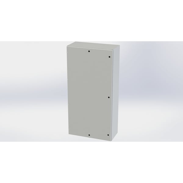 Saginaw Control & Engineering Carbon Steel Electrical Enclosures, 72 in H, 16 in D, 36 in W, NEMA 3R, 4, 12, 13, Hinged - SCE-72EL3616LPLG