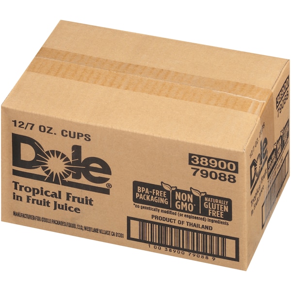 Dole Dole En Jugoso Trozo de Fruta Tropical en Lata de 7 oz, Paquete de 12 - 79088