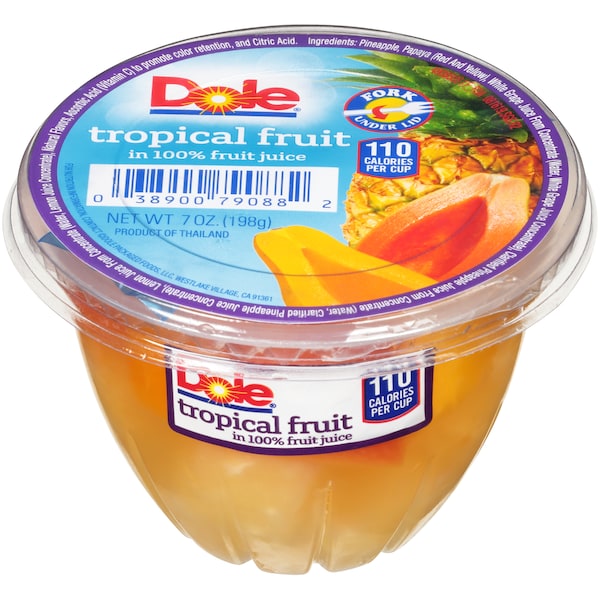 Dole Dole En Jugoso Trozo de Fruta Tropical en Lata de 7 oz, Paquete de 12 - 79088