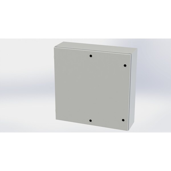 Saginaw Control & Engineering Carbon Steel Electrical Enclosures, 36 in H, 10 in D, 36 in W, NEMA 3R, 4, 12, 13, Hinged - SCE-36EL3610LPLG