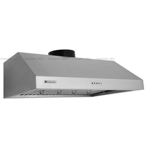 Xtremeair Usa XtremeAir Ultra Series UL11-U30; 900 CFM; 30" width; Baffle filters; 3-Speed Mechanical Buttons; Full Seamless; 1.0 mm Non-magnetic S.S; Under cabinet hood - UL11-U30