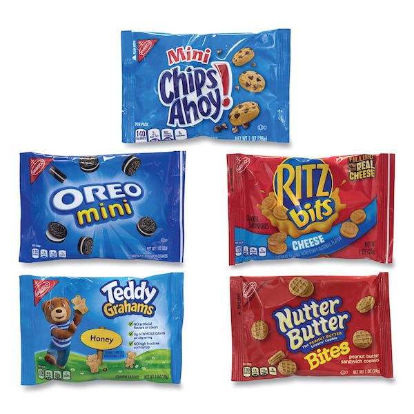 Mezcla Clásica de Galletas y Galletas Nabisco, sabores surtidos, paquete de 1 oz, PK40 - 36021