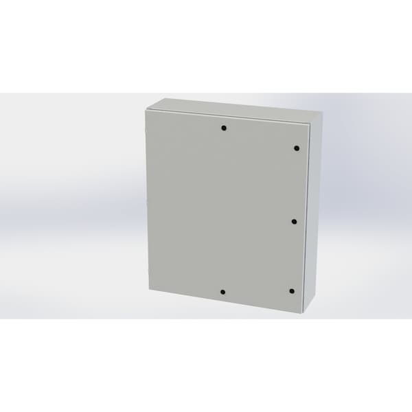 Saginaw Control & Engineering Carbon Steel Electrical Enclosures, 42 in H, 10 in D, 36 in W, NEMA 3R, 4, 12, 13, Hinged - SCE-42EL3610LPLG