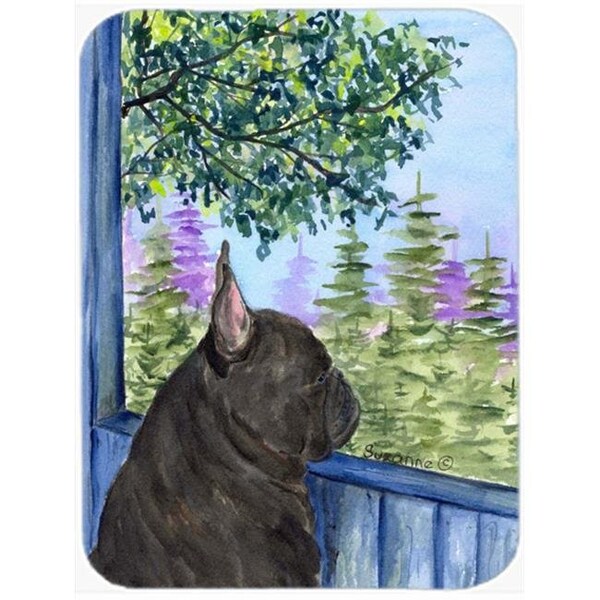 Carolines Treasures Carolines Treasures SS8675LCB French Bulldog Glass Cutting Board - Large; 15 H x 12 L in. - SS8675LCB