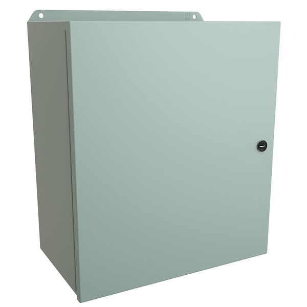 Hammond Steel Electrical Enclosures, 16 in H, 8 in D, 14 in W, NEMA 4, Hinged - EJ16148