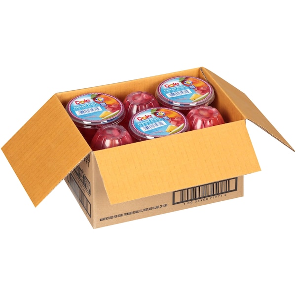 Dole Dole Frutas Variadas en Gel de Cereza Negra 7 oz. Tazón de Plástico, Paquete de 12 - 71971