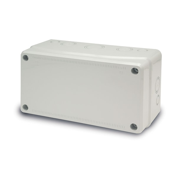 Famatel ABS Electrical Enclosures, 14.9 in H, 5.3 in D, 6.8 in W - 3955