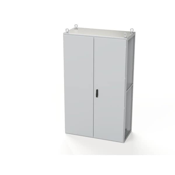 Saginaw Control & Engineering Carbon Steel Electrical Enclosures, 78.74 in H, 22 in D, 47.24 in W, NEMA 3R, 12, 13, Hinged - SCE-T201206LG